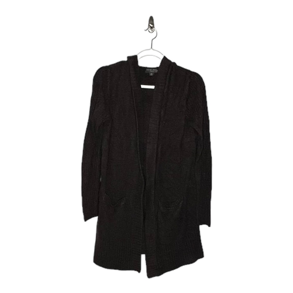 Barefoot Dreams Sweater Womens XS Open Cardigan Brown Cozychic Lite Warm Winter‎